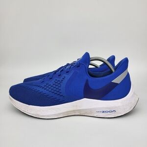 Nike Air Zoom Winflo 6 Game Royal Men's Running Shoes Size 10.5